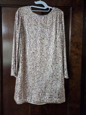Monique Lhuillier Sequin Dress, 8P